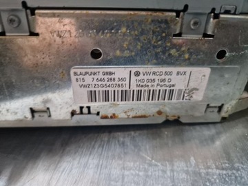 фото thumb №1, Vw golf v vi eos passat b6 радиопроигрыватель радио cd код 1k0035195d