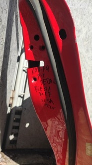 фото thumb №5, Двері правий задня праве задні ford fiesta mk7 sedan usa 12rok код лакофарбового покриття pq