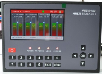Измеритель сигнала для настройки ТВ-антенны DVB-T2 SAT DVB-S2 DVB-C Amiko Combo