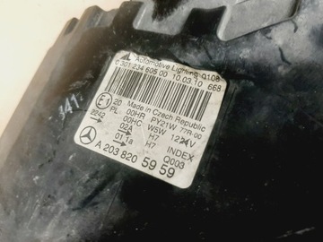 фото thumb №8, Лампа левая перед mercedes clc купе w203 годы 2008-2011 англичанин