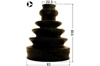 фото thumb №2, Febest защита шарнир гомокинетический wewnęt volvo s80 2007-