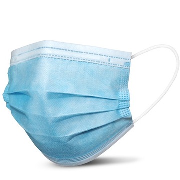MASK Маска ЗАЩИТНАЯ ДЛЯ ЛИЦА 3 слоя 50 шт.