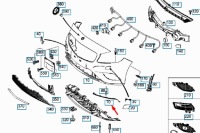 Mercedes-benz klasa a w176 бампер передний левый a1768851722 оригинальный Киев, фото thumb