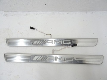 фото thumb №1, Mercedes cla w118 amg планка пороговая накладка a1186807800 led комплект