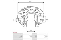 фото thumb №4, Діодний міст випрямний генератора as-pl
