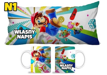 НАБОР КРУЖКИ И ПОДУШЕК SUPER MARIO LUIGI NINTENDO