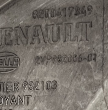 фото thumb №13, Лампа ліва зад задня renault megane ii універсал рестайлінг 05-09r вкладка лампи