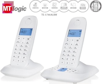 TE-5746 DUAL Беспроводной стационарный телефон + ФУНКЦИЯ ИНТЕРКОМА