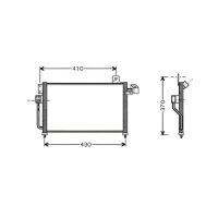 фото thumb №1, Конденсатор, кондиционер mazda premacy 99-05