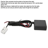 фото thumb №14, 12-контактный модуль bluetooth aux bezprzewodowy микрофон громкоговоритель подходящий