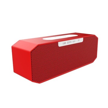 Портативная звуковая панель Stereo P8 с двумя басами, красная