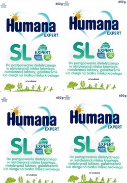 Безмолочный соевый продукт Humana SL = 4 шт. X 650 г