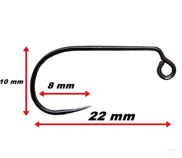 Haczyki Jig Trout Big Eye - 6# - 10 szt.