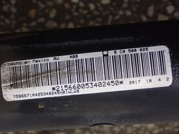 фото thumb №8, Тележка подрамник колыбель балка подвешивание зад vw jetta vi 5c 17r