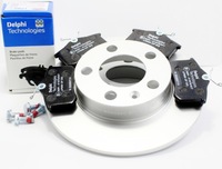 фото thumb №1, Delphi тормозные диски+ тормозные колодки задняя audi a3 8l seat ibiza