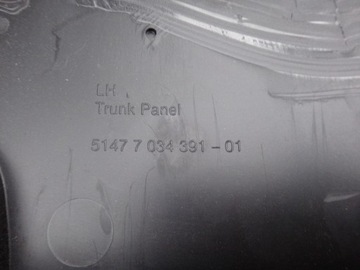 фото thumb №5, Обивка багажника левая бежевая зад bmw x5 e53