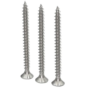 Конические шурупы Torx 5x80 для мебели из нержавеющей стали, 100 шт.