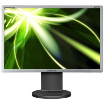 Монитор Samsung 2243 22 дюйма ЖК-дисплей TN 1680x1050 VGA DVI для офиса, дома, работы + кабели