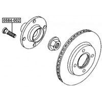 фото thumb №2, Болт mocowaania колеса mazda 2 mazda demio 2007-2015