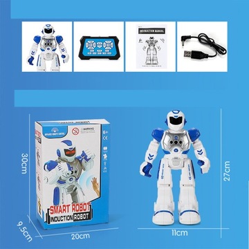 INTERAKTYWNY TAŃCZĄCY ROBOT ZDALNIE STEROWANY DLA DZIECI WYCZUWAJĄCA GESTY