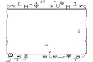 фото thumb №2, Радіаторів двигуна hyundai купе tiburon 2.0 08.01-