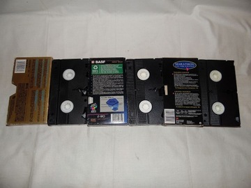Кассеты VHS S-VHS Fuji Super VHS Pro SE-180 BASF E-180 Scotch E 120 Chrome