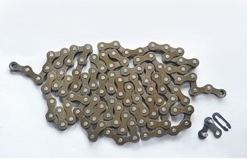 Велосипедная цепь, 1 ряд, 112 звеньев, совместима с Shimano, новая