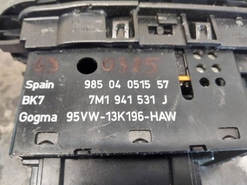 фото thumb №11, Переключатель света seat alhambra mk1 7m1941531j 95vw13k196haw