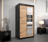 Раздвижной шкаф ROMA 1 100 см с зеркалом