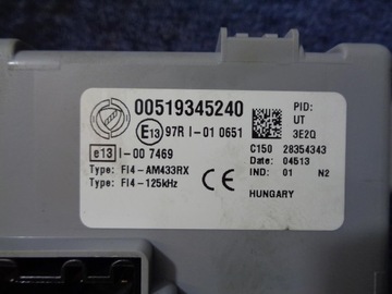 фото thumb №7, Комп'ютер замок запалювання bsi fiat panda 3 iii 0.9 twinair t-air 4x4 2012-