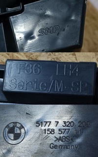 фото thumb №8, Bmw 4 f36 f36n напрямна кронштейн поріг lewego 51777320209