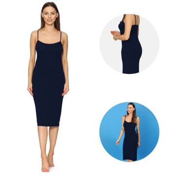 Merry Style Нижняя юбка под платье длинная ночная рубашка MS10-402 Темно-синий S