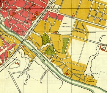 Старый план ГРОДНО 1932 года. 70х60см