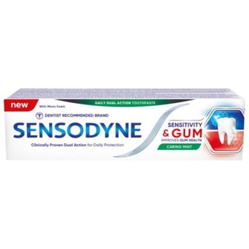 Зубная паста Sensodyne для гиперчувствительности и десен 75 мл