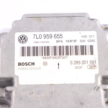 фото thumb №12, Volkswagen touareg 7l модуль блок керування подушок повітряних 7l0959655