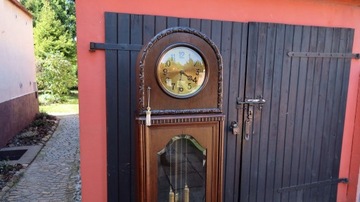 КРАСИВЫЕ СТОЯЩИЕ ЧАСЫ LFS БАБА ГОНГ 8 СТРУН 1920-Х ГГ. После ремонта