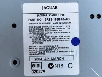 фото thumb №6, Радио автомобильные jaguar s-type рестайлинг 2004 2r8318b876ag