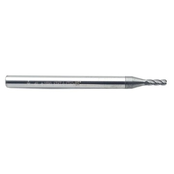 Frez VHM Promieniowy 2 x R0.5 x 4D x 50 mm 45 HRC