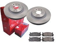 фото thumb №1, Тормозные диски тормозные колодки trw перед lexus es v vi 296mm