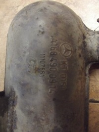 Mercedes w168 1.4b 99' коллектор датчик лямбда-зонд катализатор 1684900914 Недорого, фото thumb