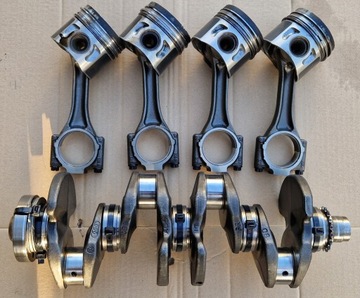 фото thumb №11, Wał коленчатый номинальный vw golf v a3 8p 1,9 tdi bkc bls 038l + шатуны