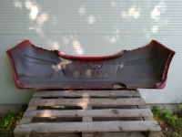 Бампер задний  задний opel corsa d рестайлинг  opc line 3 дверь 2011-2014 красный в Украине, фото thumb