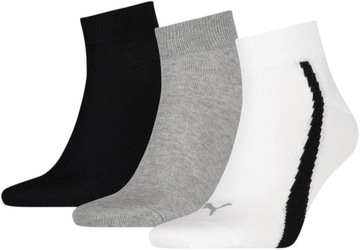 Skarpety Puma Lifestyle Quarter Unisex, 3 pary, rozmiar 43-46