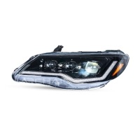 Полный набор фары led к передних лампа honda civic 8 gen fd2 2005-2012 в Украине, фото thumb