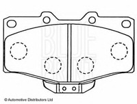 фото thumb №4, Тормозные колодки перед toyota land cruiser 84-, 4 runner 90-