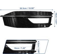 фото thumb №14, Решётка радиатора w бампер pod противотуманная фара решётка audi a4 b8 s4 2013-2015 правая левая