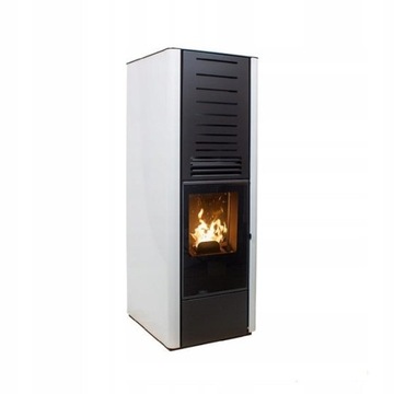 Piec, piecyk, kominek, koza na pelet pellet Karen 9kW duży zasobnik 40kg