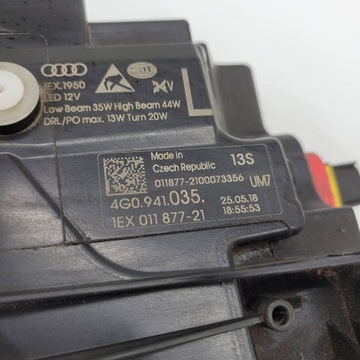 фото thumb №8, Audi a6 c7 рестайлинг лампа левая matrix 4g0941035