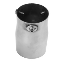 фото thumb №8, Сріблястий універсальний гасник випускний наконечник труби випускної ze нержавіюча сталь