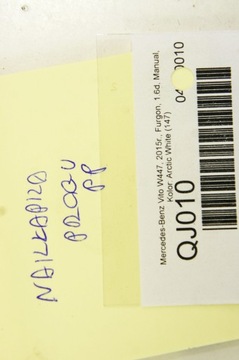 фото thumb №7, Qj010 mercedes vito w447 накладка порога правый перед a4476801606